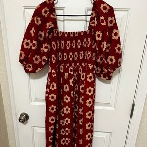 Christy Dawn Katrina dress red floral